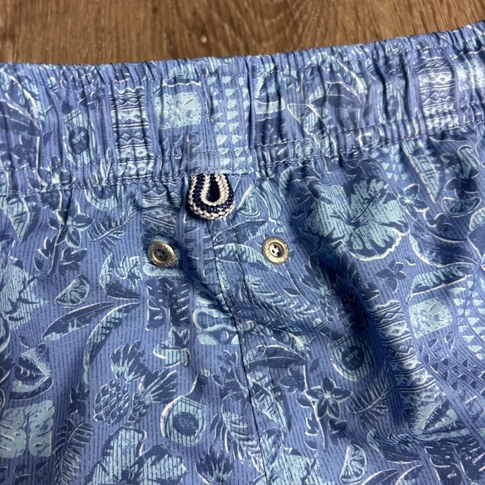 Peter Millar Men's XXL Stellar Blue Mai Tai Tropical Print 7